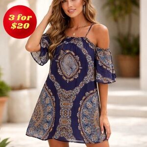 NWOT City Studio Halter Cold Shoulder